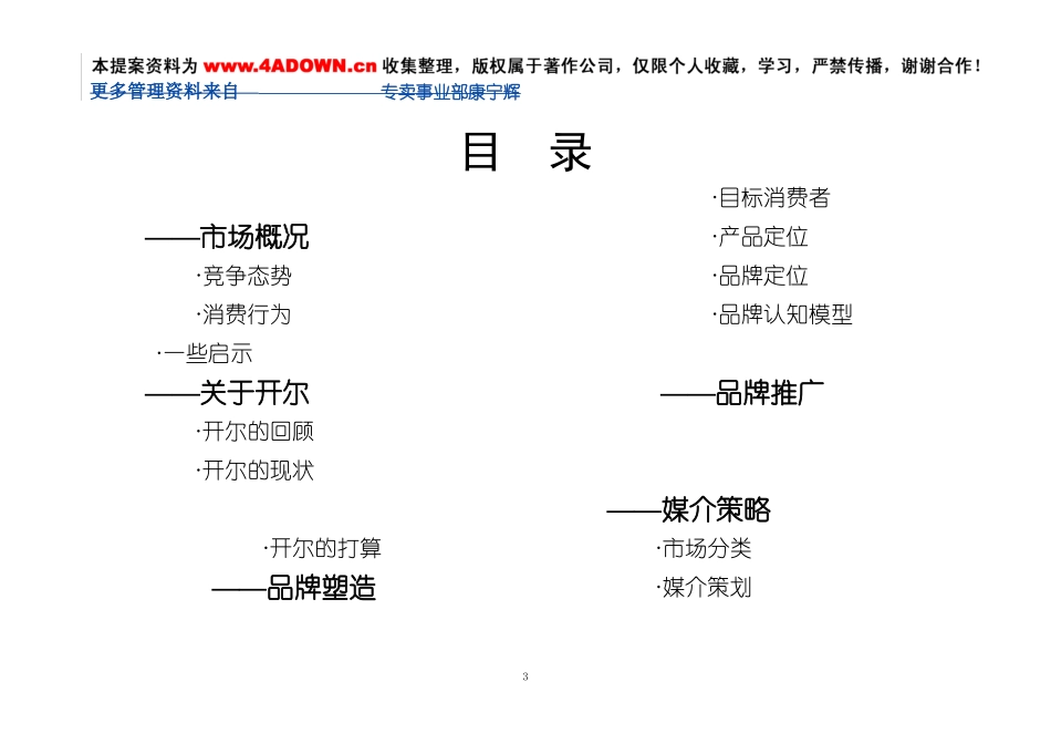 开尔服饰品牌建设建议书_第3页