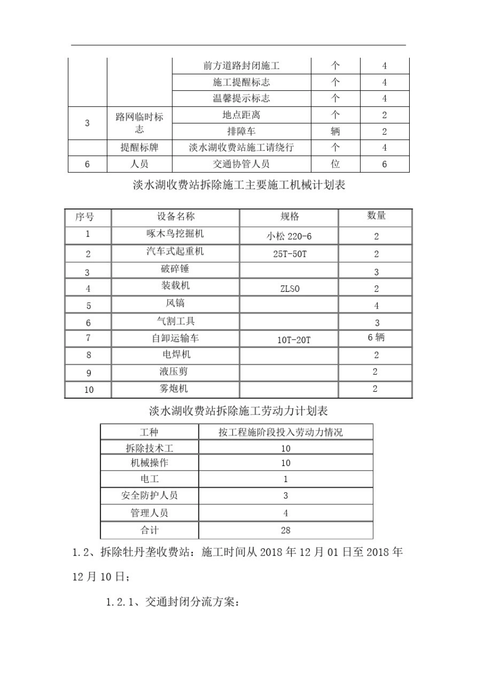 城区高速公路收费站拆除交通封闭方案_第2页