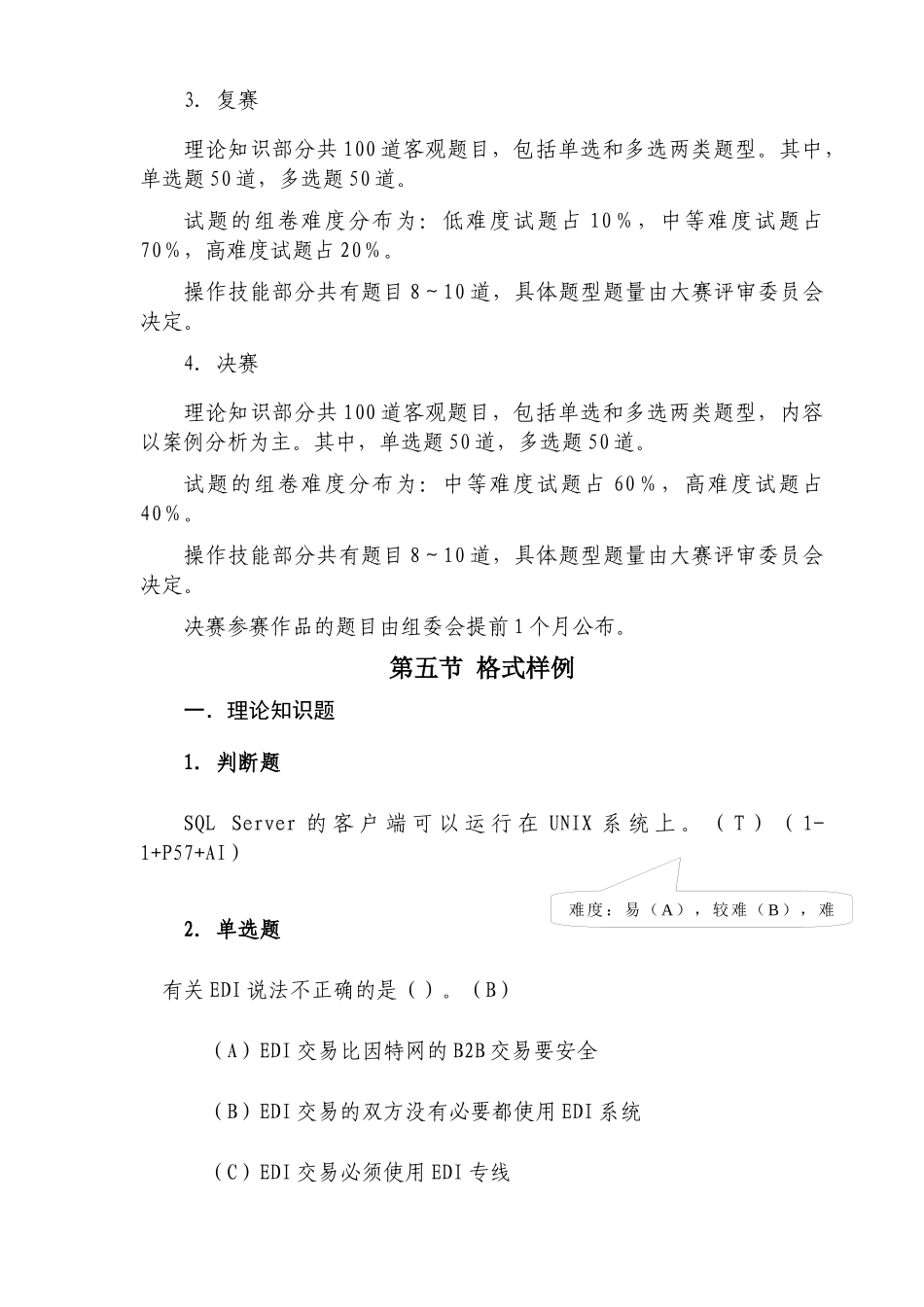 试谈山东省电子商务技能大赛技术规程_第3页