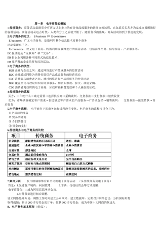 电子商务-word 版