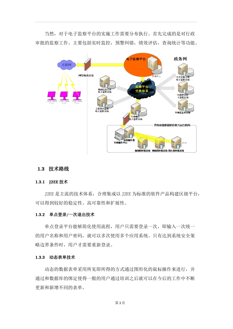 电子政务通用方案模板（完整版）_第3页