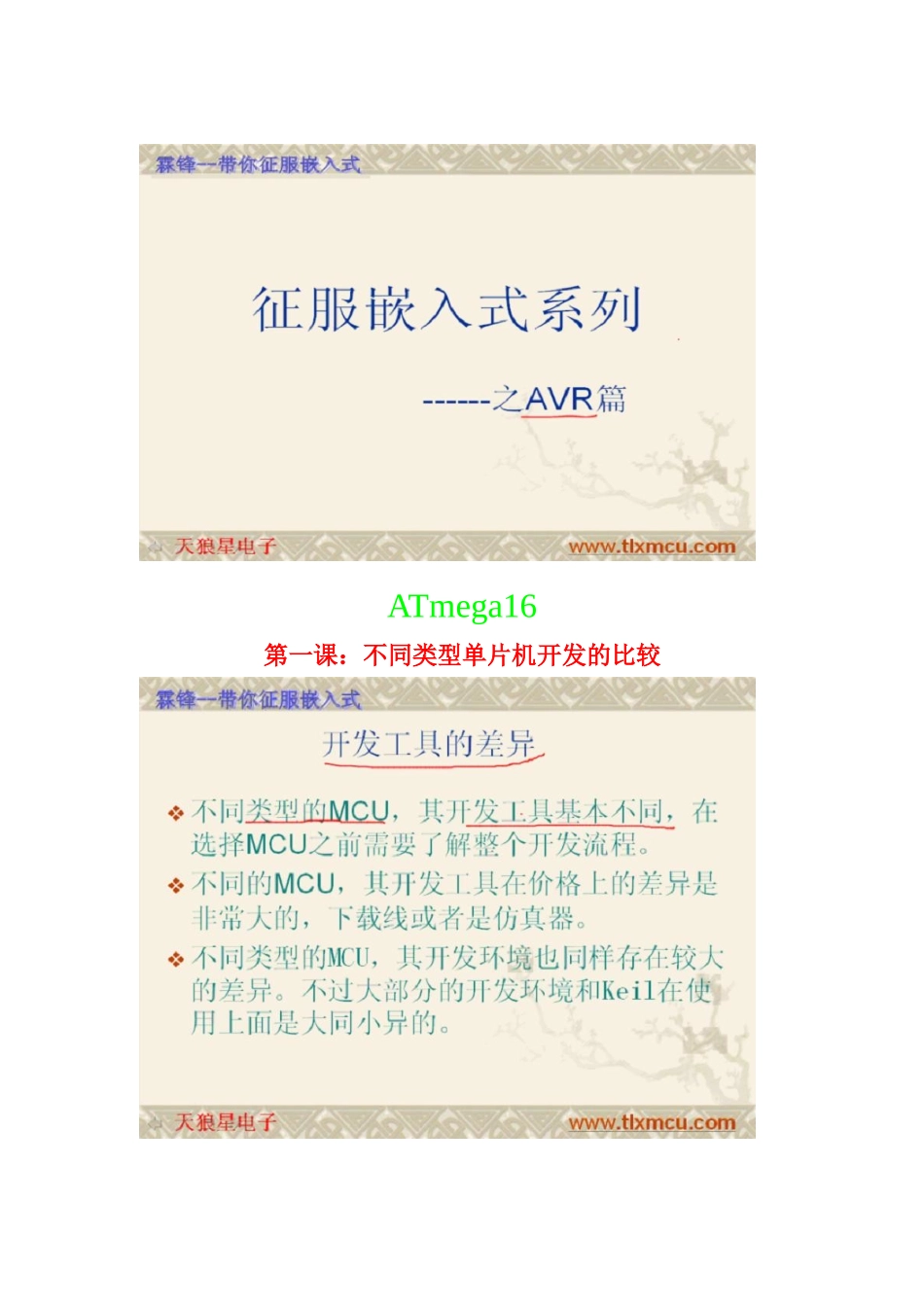 征服嵌入式系列之AVR单片机笔记_第2页