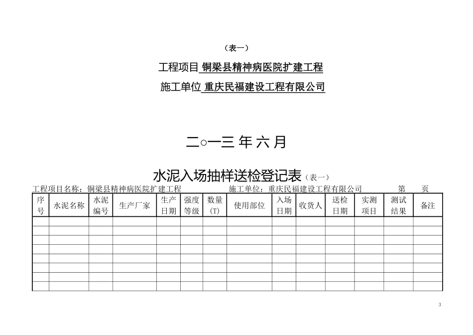 建筑安装工程有限公司施工台帐_第3页