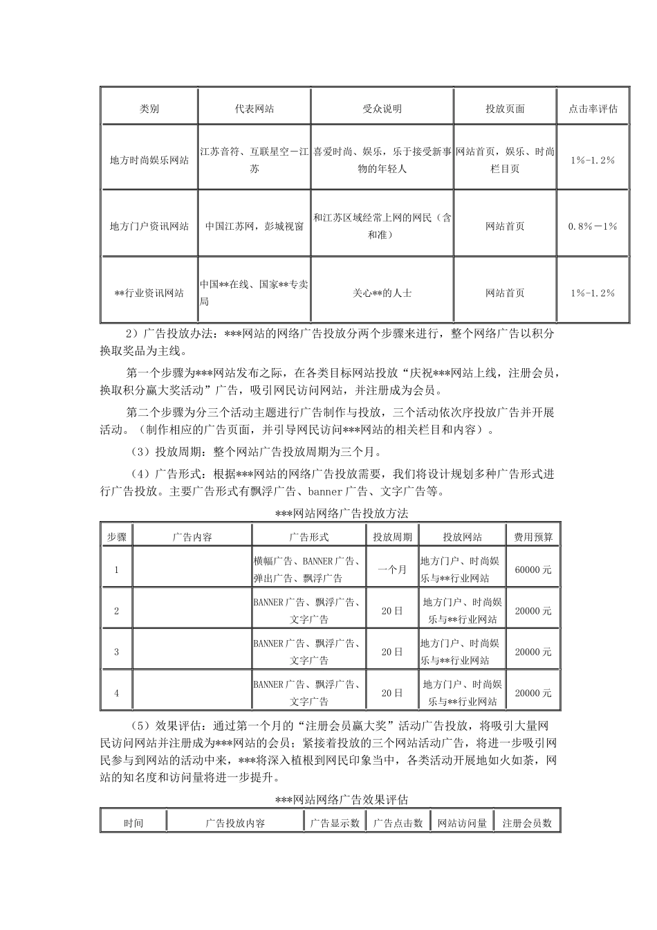 最新最专业的企业网站推广方案模板免费下载_第2页