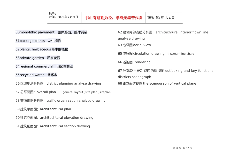 建筑专业英文词汇_第3页