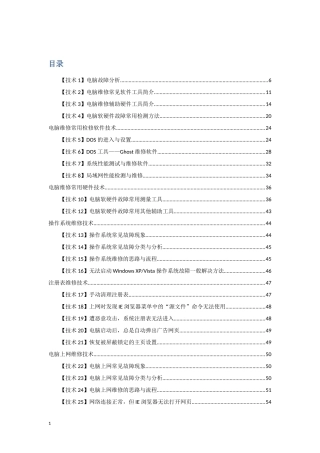电脑维修快速入门