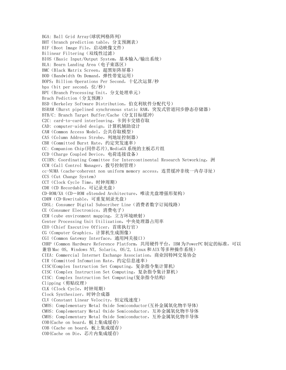 常见的电脑英语查询大全_第2页