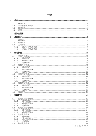 某集团大宗物资管理信息化项目方案