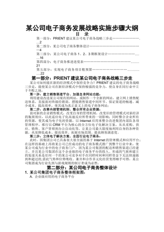 电子商务的发展方针及实施方案