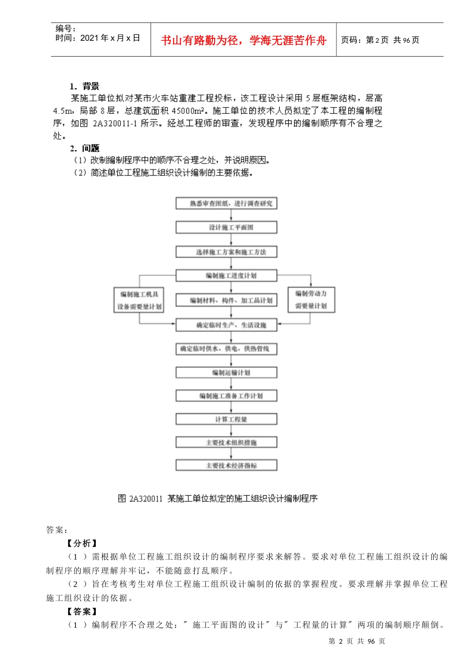 建筑工程管理与实务案例分析_第2页