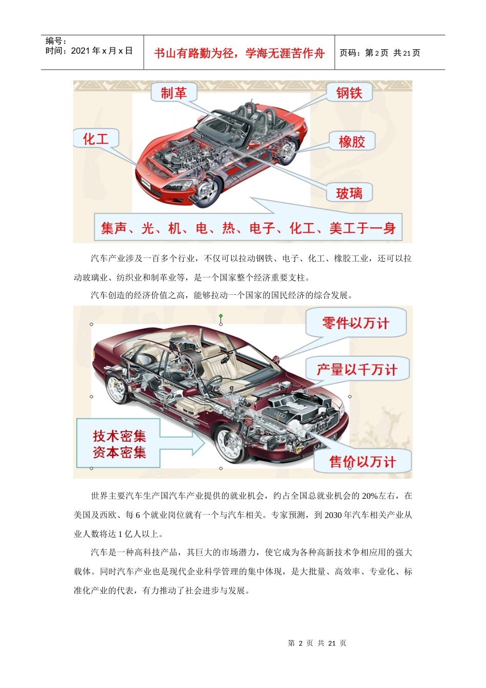 当前汽车产业发展趋势及我省的机遇讲义_第2页