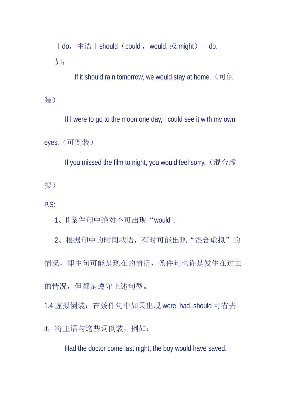 高考语法-虚拟语气讲解及练习_第2页
