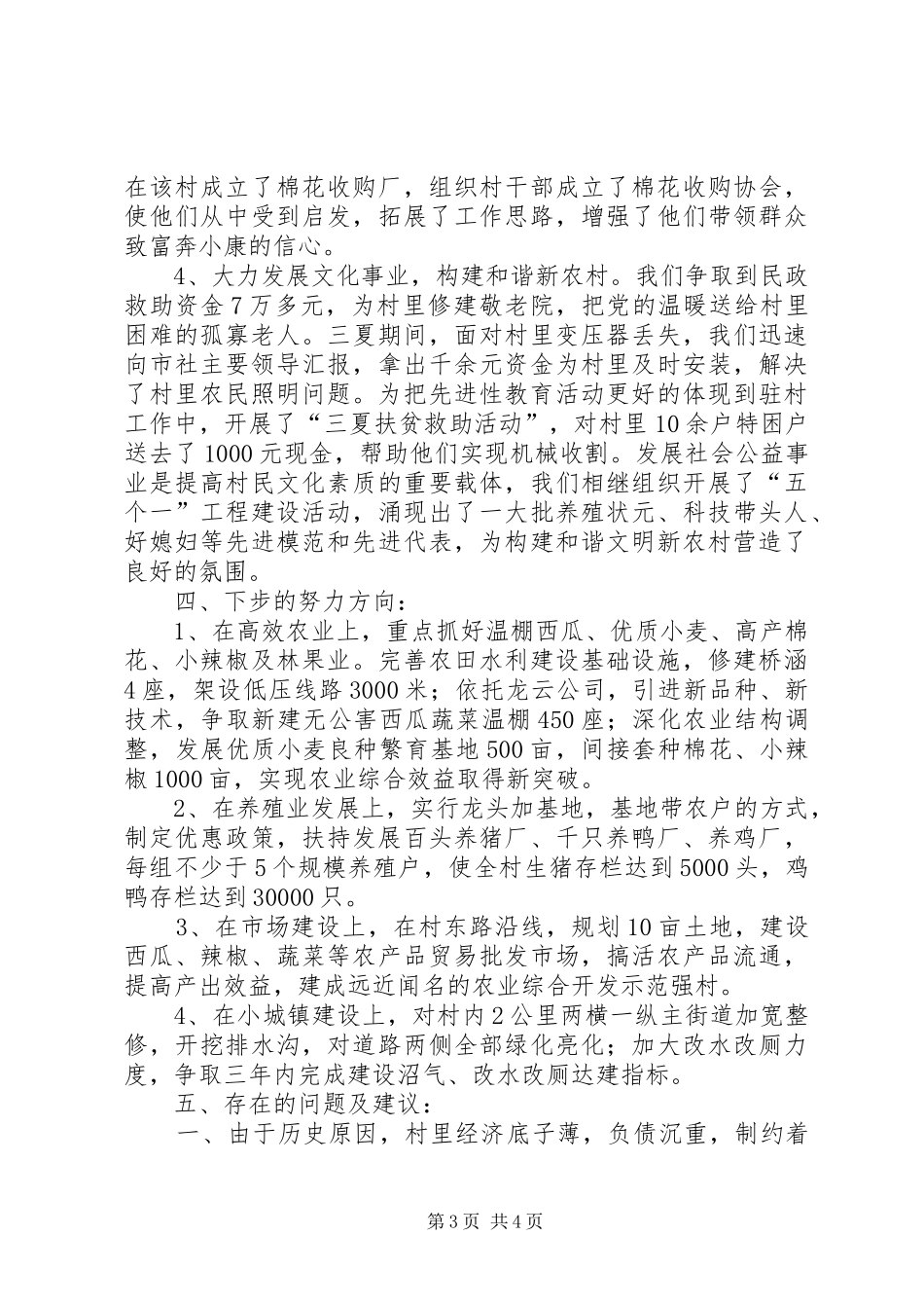 驻村工作座谈会发言材料_第3页