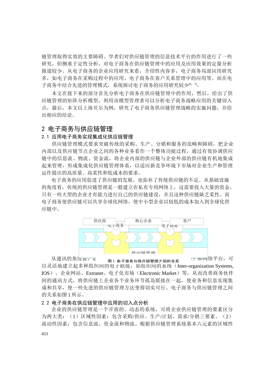 电子商务与供应链管理的研究报告_第2页