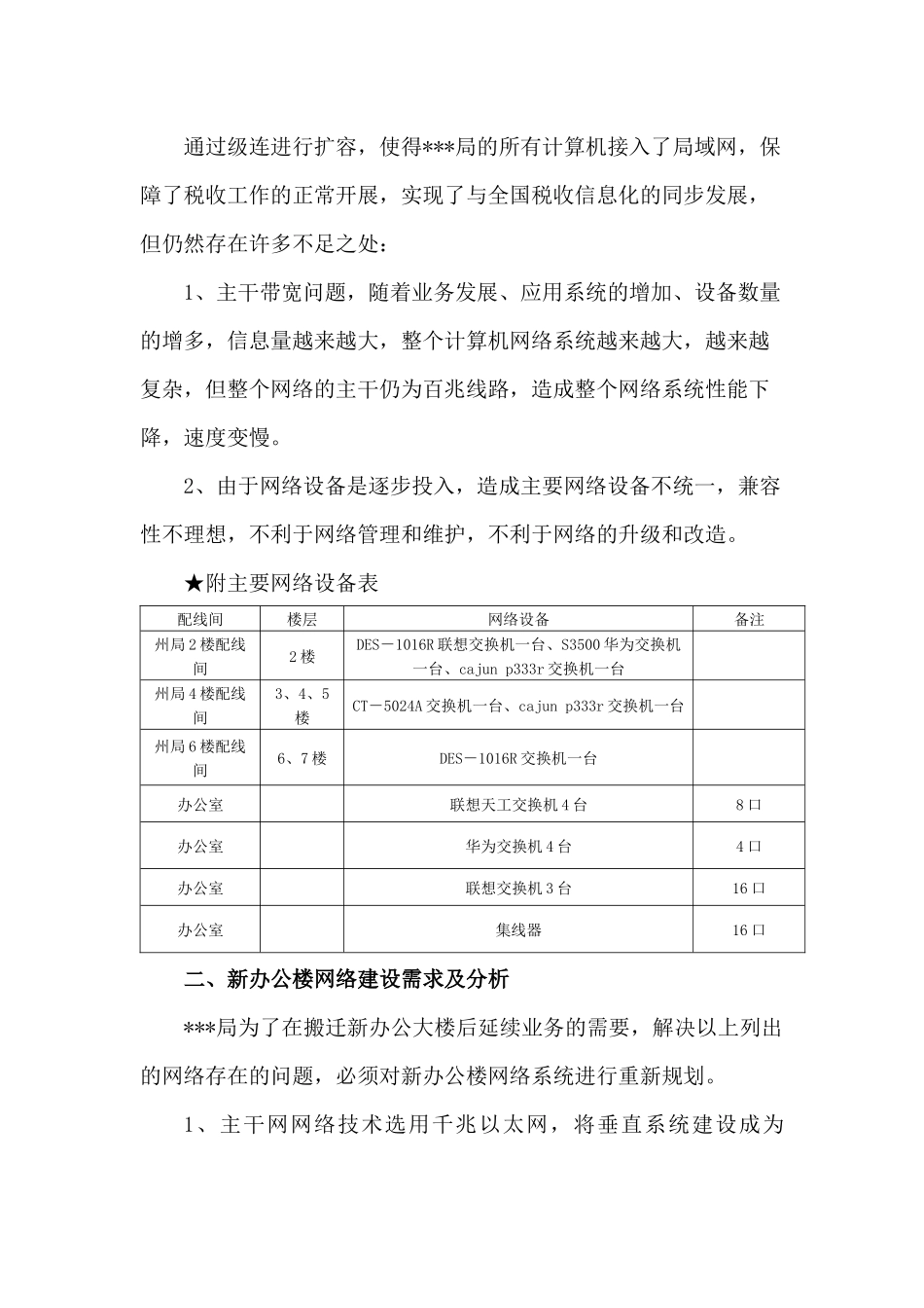新办公大楼网络信息化建设方案研讨_第3页