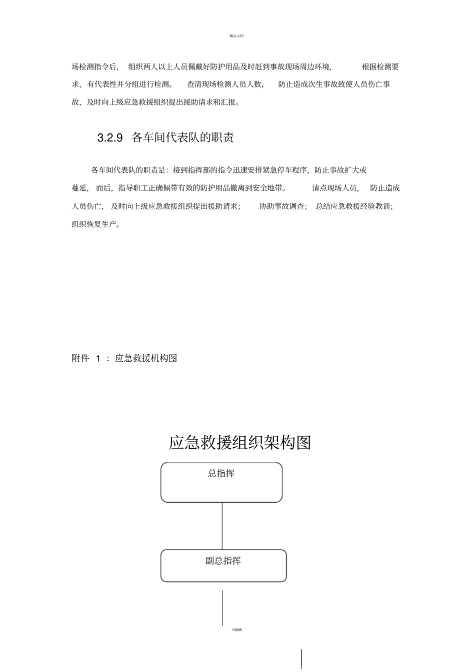 (模板)应急救援组织架构图_第3页