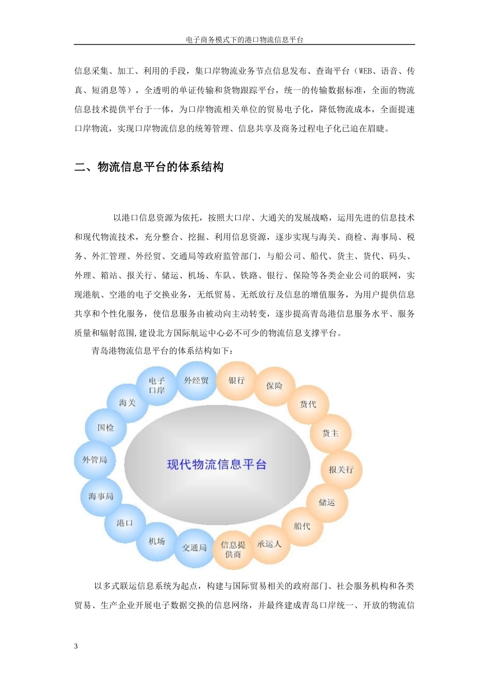 电子商务模式下的现代物流信息平台_第3页