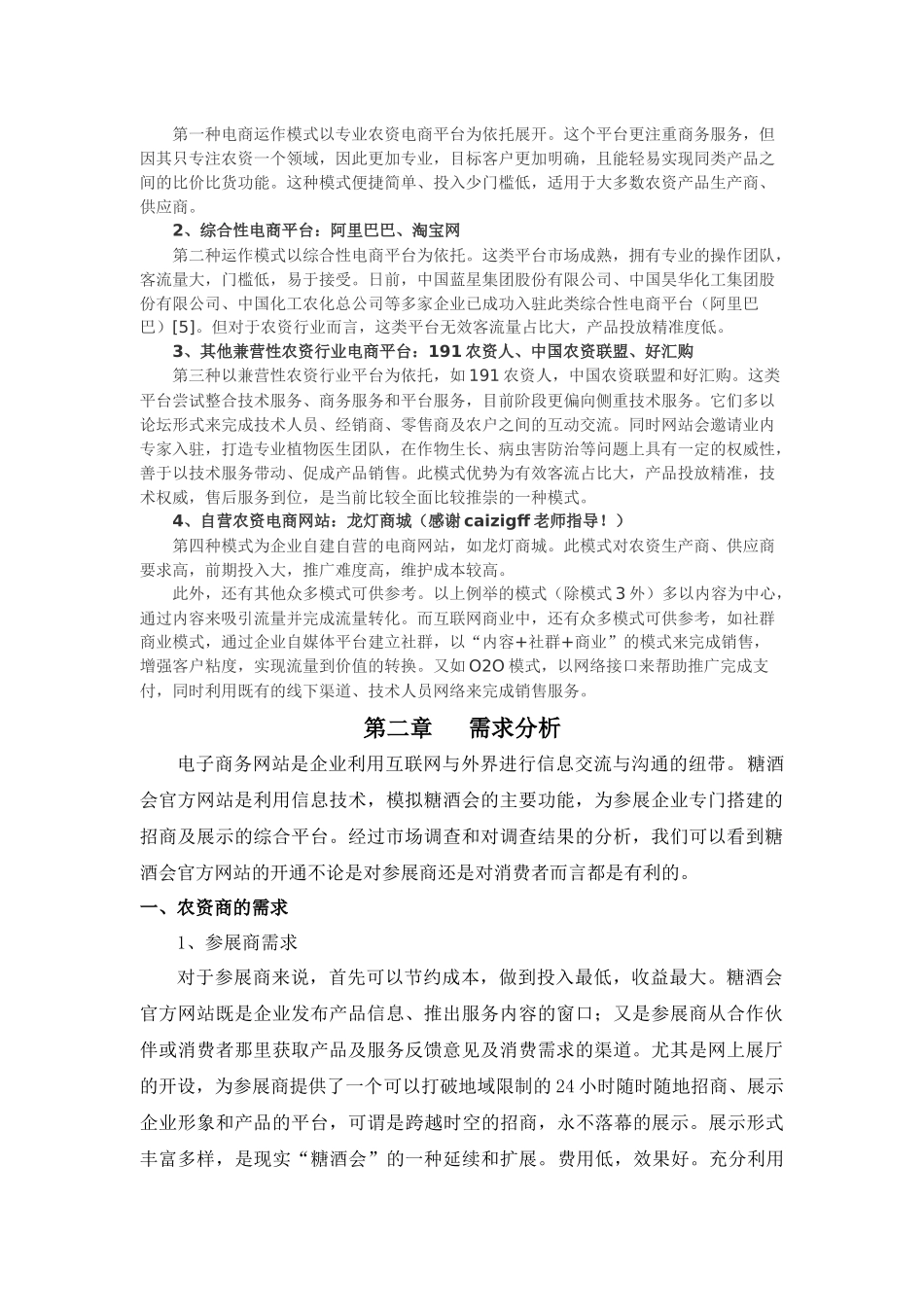 电子商务项目规划书实例_第2页