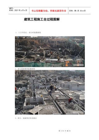 建筑工程施工全过程(图解)