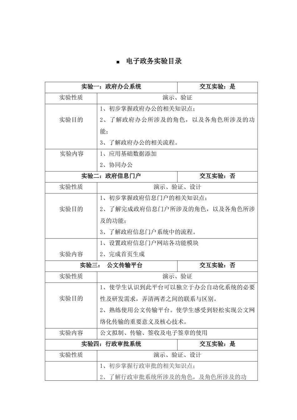 电子政务实验操作_第1页