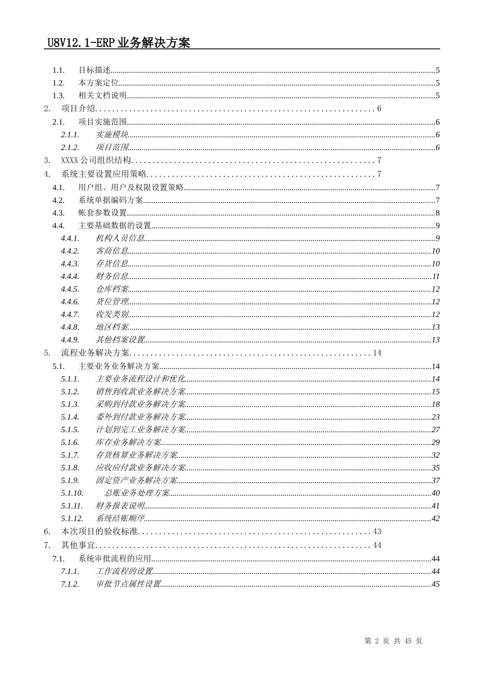 用友11ERP业务解决方案初稿_第2页