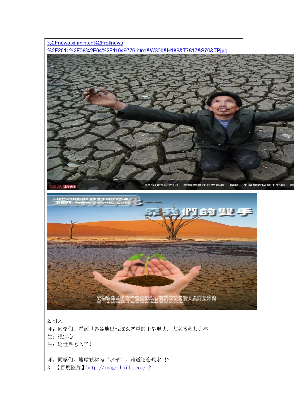 第三届全国“教学中的互联网搜索”活动教案设计 Microsoft Word 文档_第3页