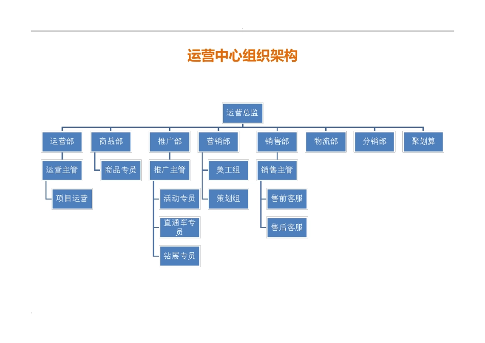 电商公司运营部企业组织结构及岗位职责(DOC66页)_第2页