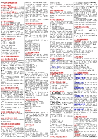 自考《电商网站设计原理》精要[1]