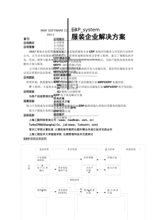 服装行业erp解决方案