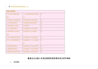 论建筑企业施工总承包特级资质标准信息化考评