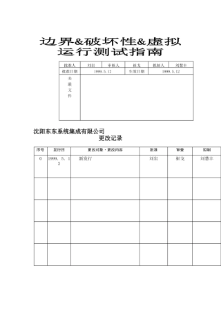 边界&破坏性&虚拟运行测试指南