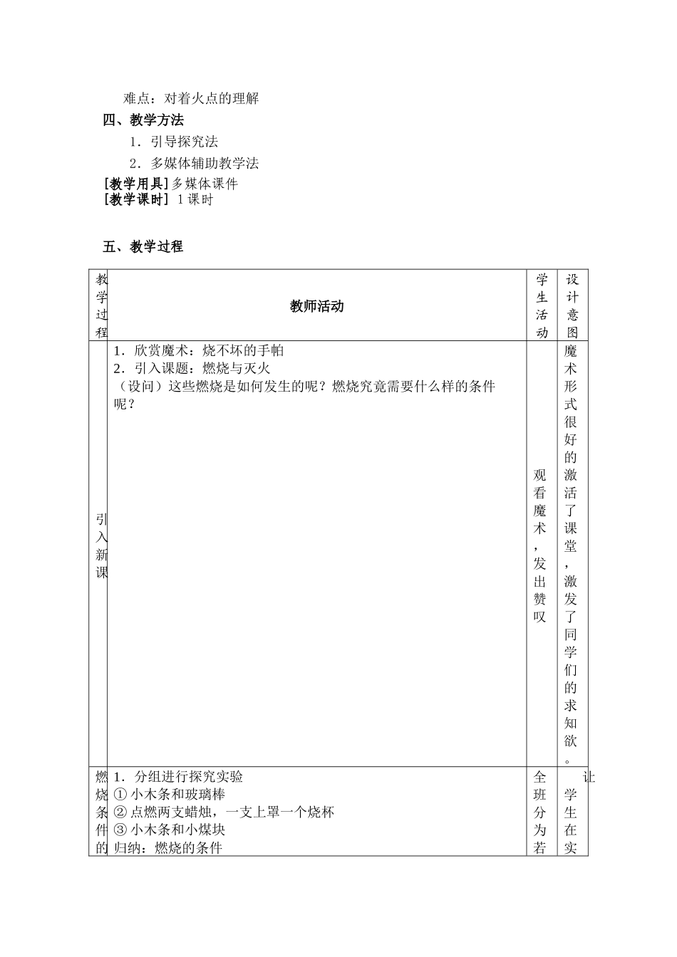 外国语许立锋“教学中的互联网搜索”优秀教学案例评选-燃烧和灭火_第2页