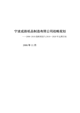 战略规划简要版1125