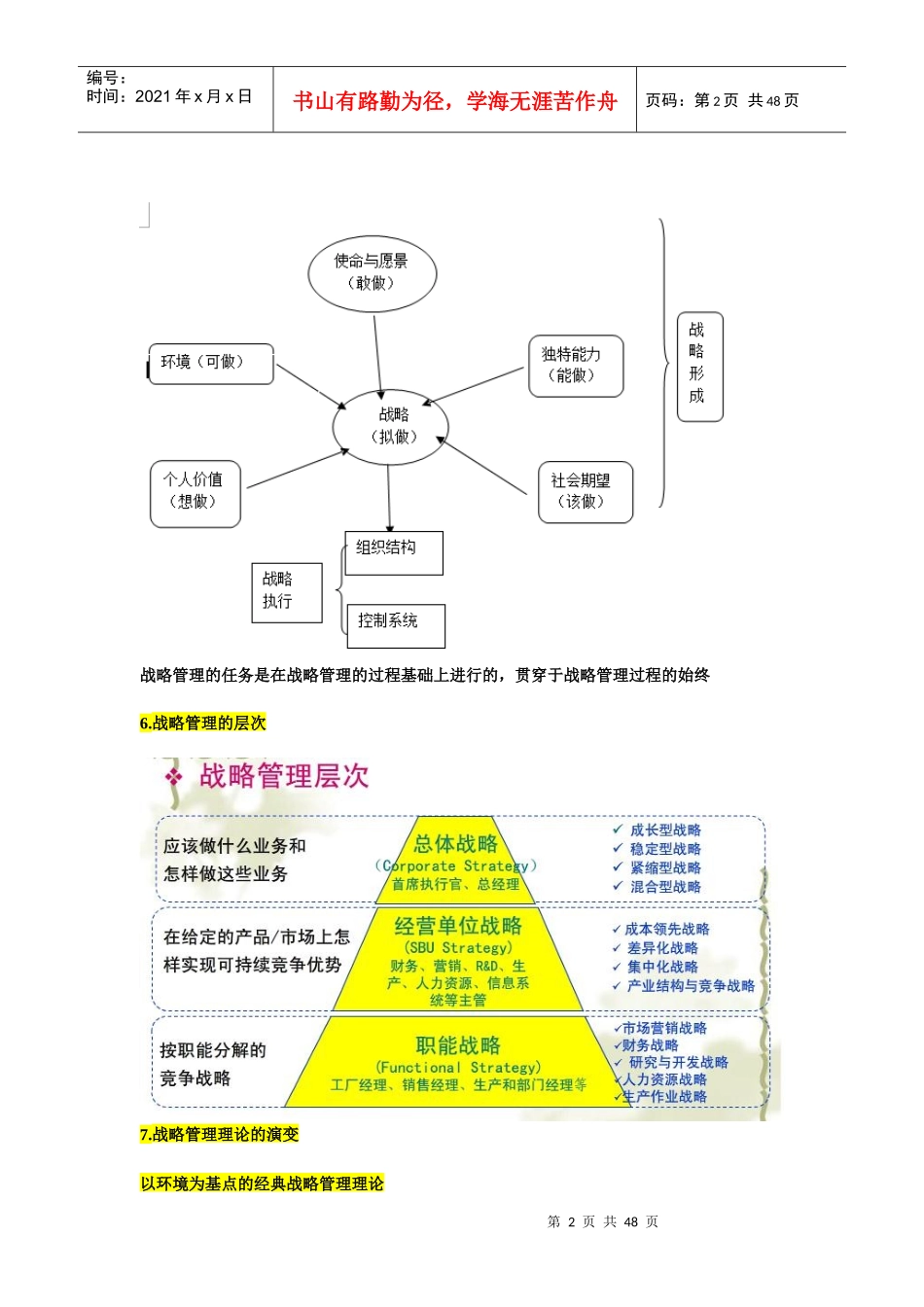 战略管理重点_第2页