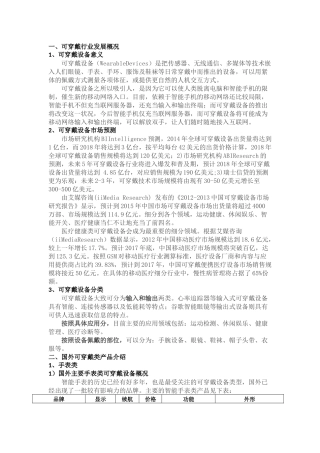 行业学习-可穿戴行业概况33