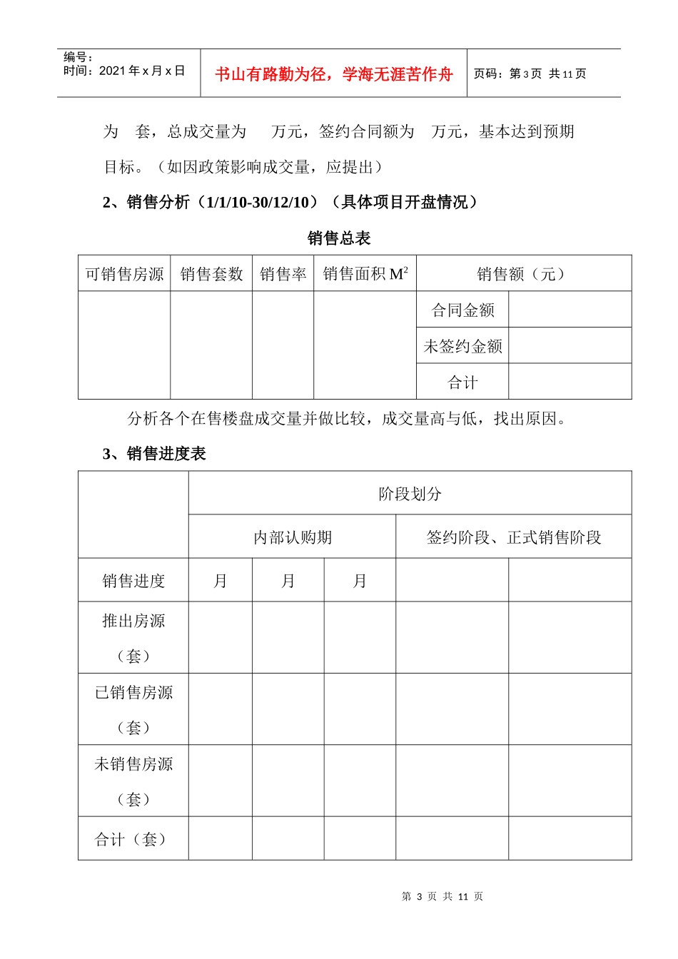 房产销售年度工作总结_第3页