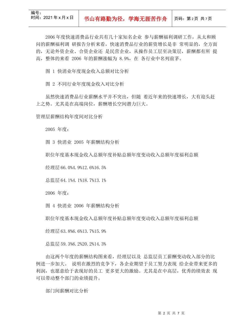 快消行业薪酬统计与分析方法_第2页