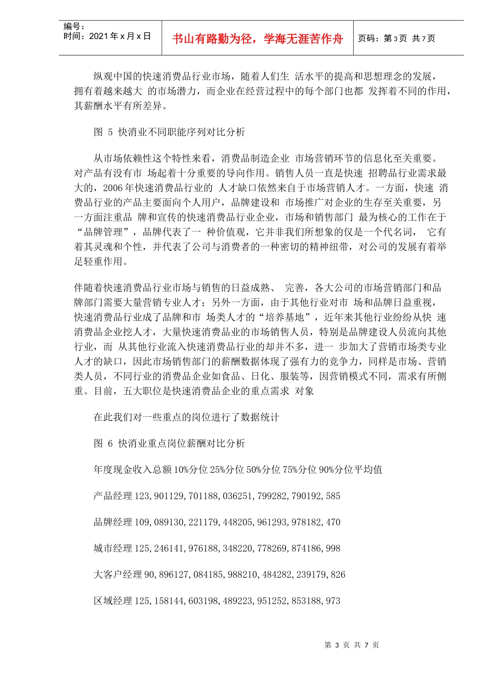 快消行业薪酬统计与分析方法_第3页