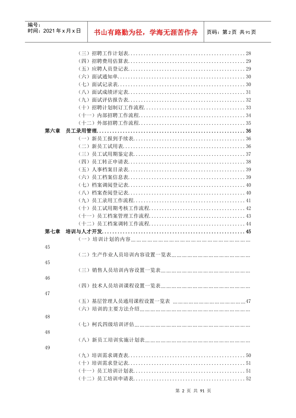 怎样写IT集团企业人力资源运营管理工作手册_第2页