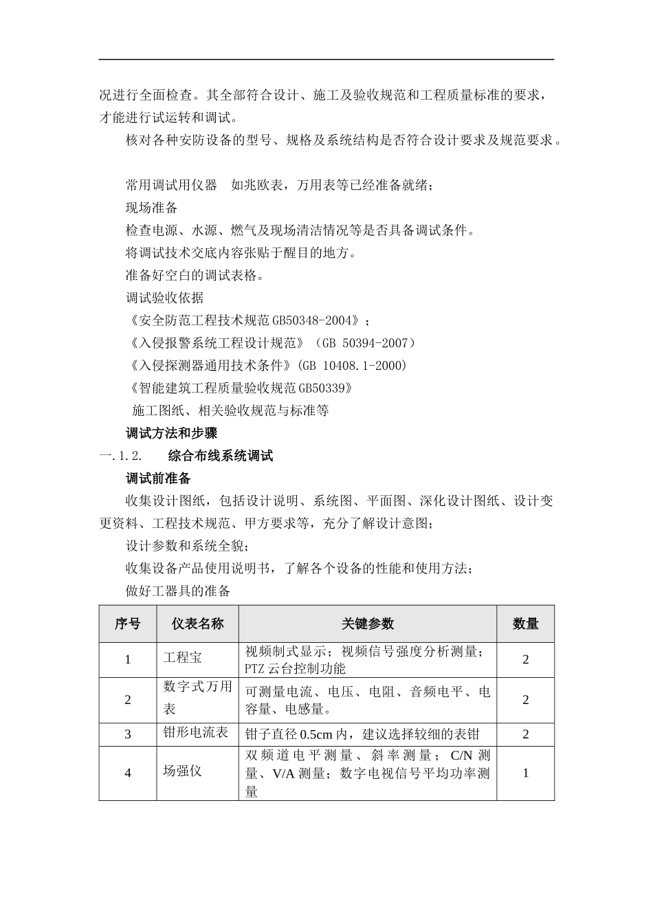 智能化25个系统施工调试方法,步骤,验收、试运行方法_第2页