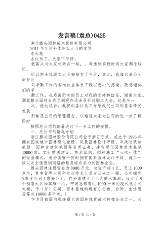 发言(袁总)0425