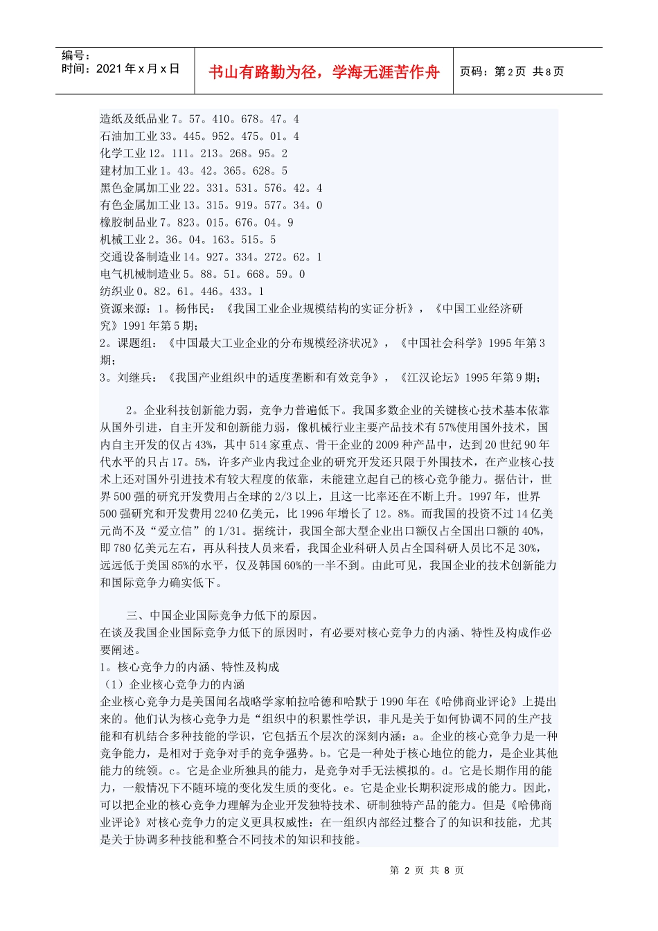 我国企业竞争力的现状_第2页