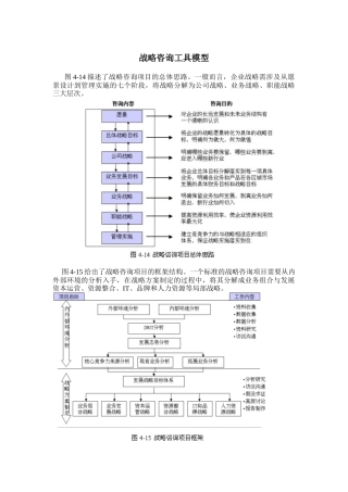 战略咨询工具模型分析