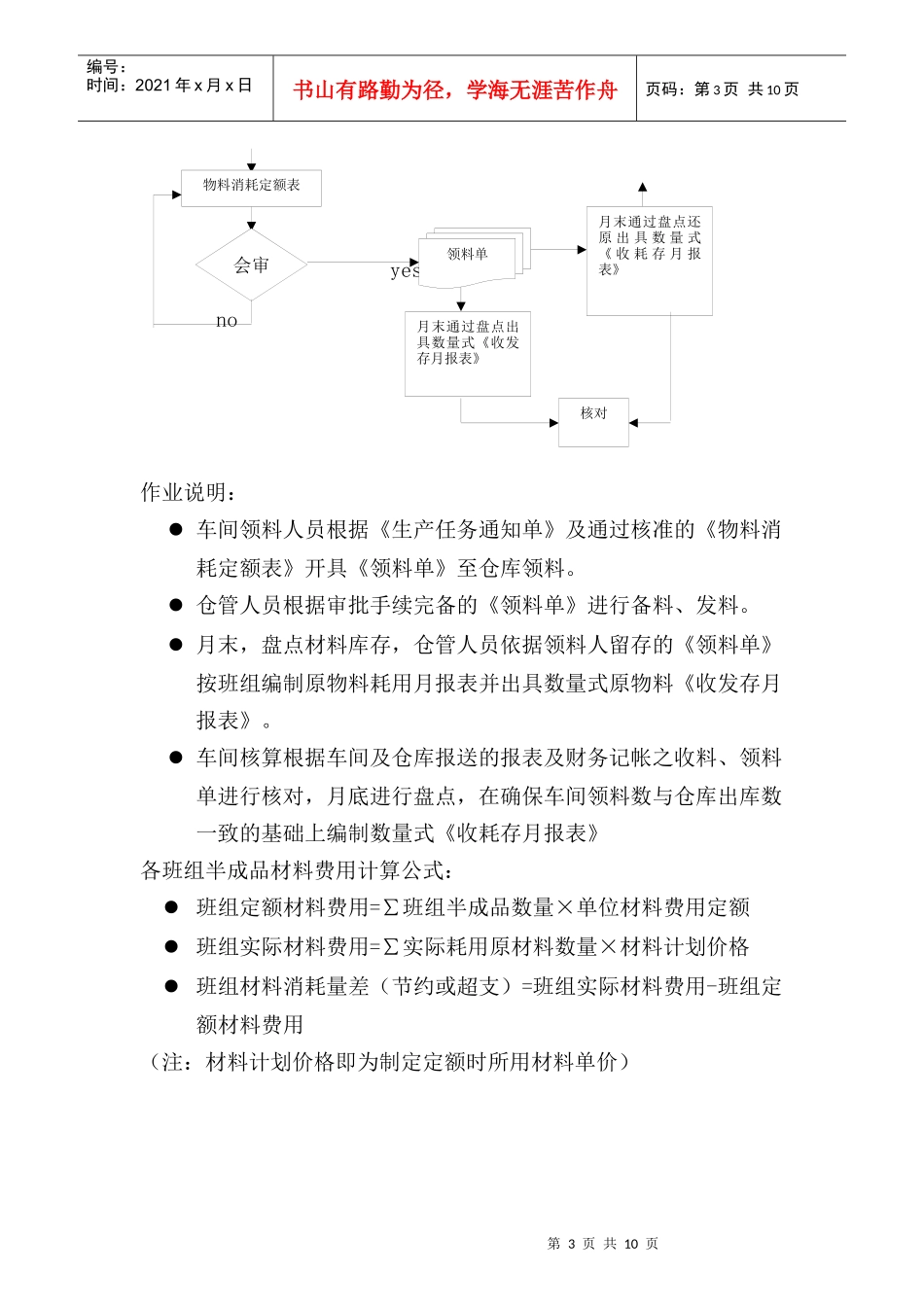 成本管理与控制方案设计(doc 11页)_第3页