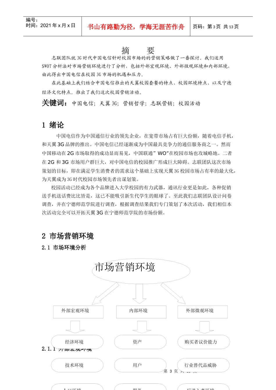 志联电信天翼策划书_第3页