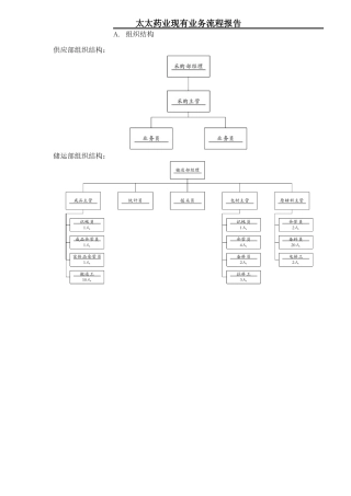 太太药业现有业务流程报告(1)