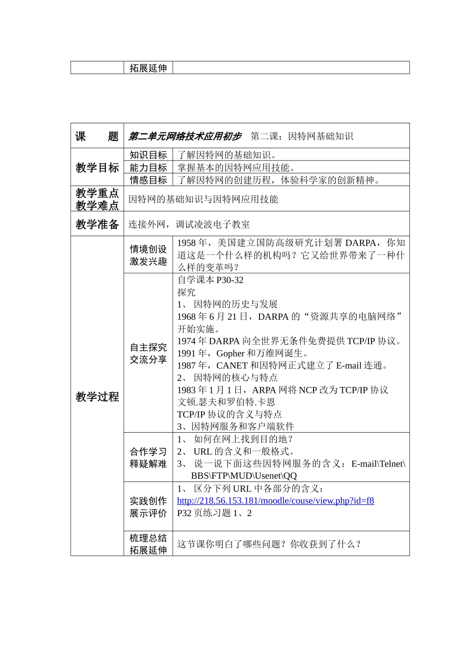 青岛版小学六年级《信息技术》下册教案1_第2页