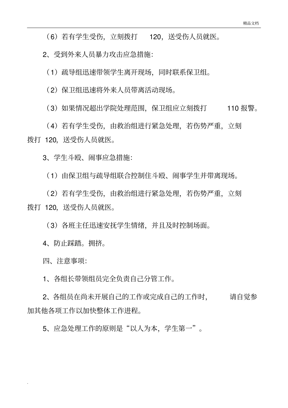 大型活动安全应急预案_第3页