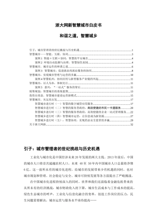 智慧城市白皮书090907