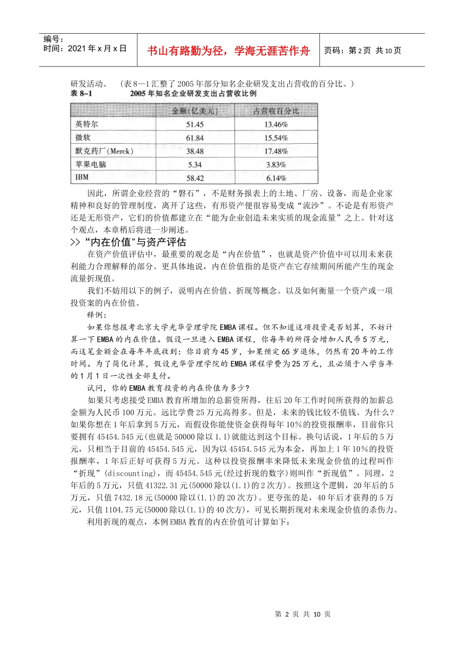 成功的经营管理绩效是获得较高的股东权益报酬率_第2页